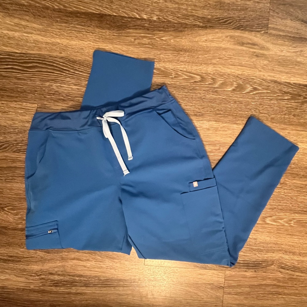 Royal Blue Fig Scrub Pants